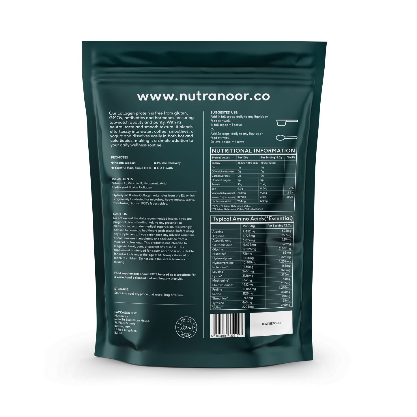 Nutranoor Halal Collagen Peptides