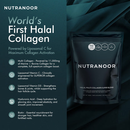 Nutranoor Halal Multi Collagen Super Blend