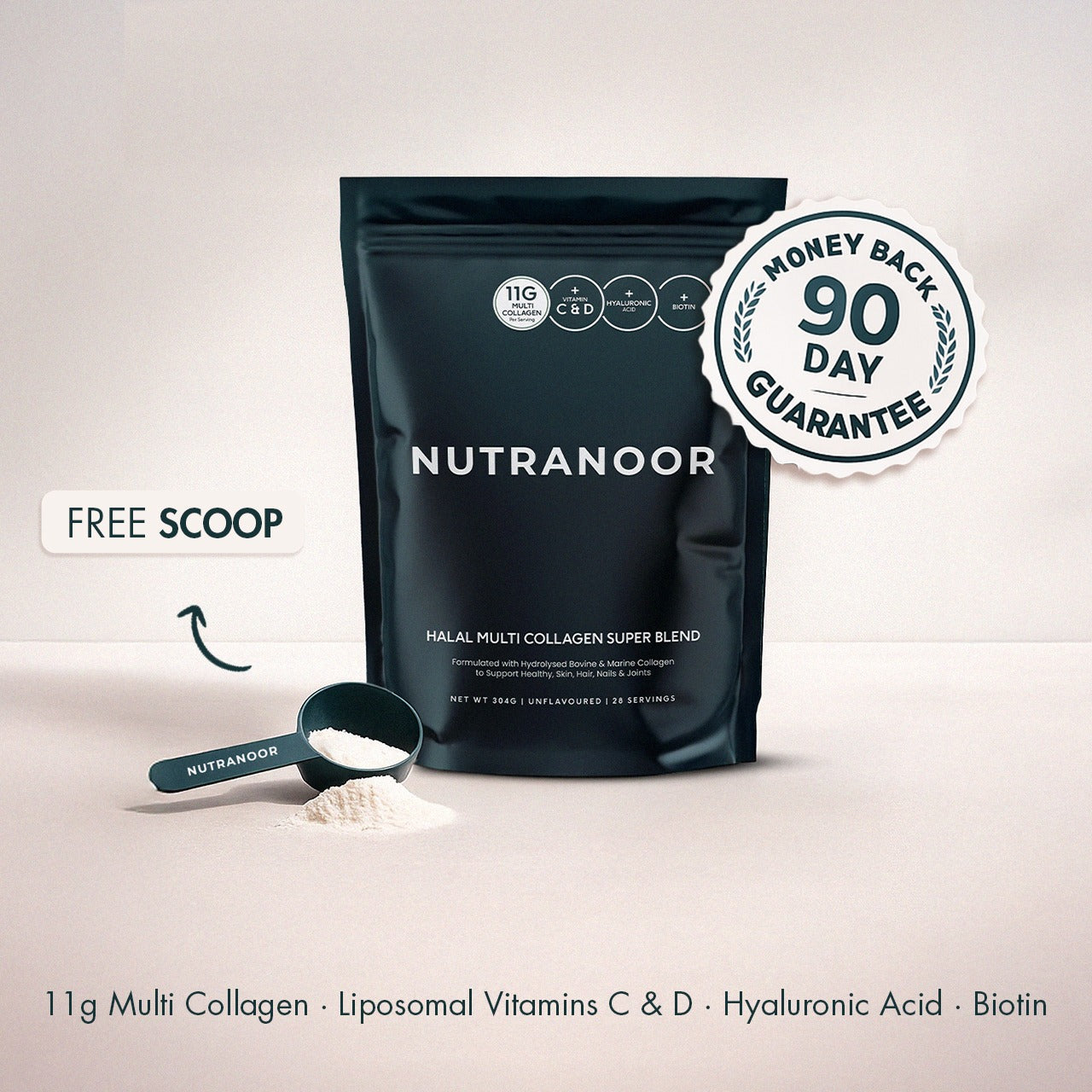 Nutranoor Halal Multi Collagen Super Blend